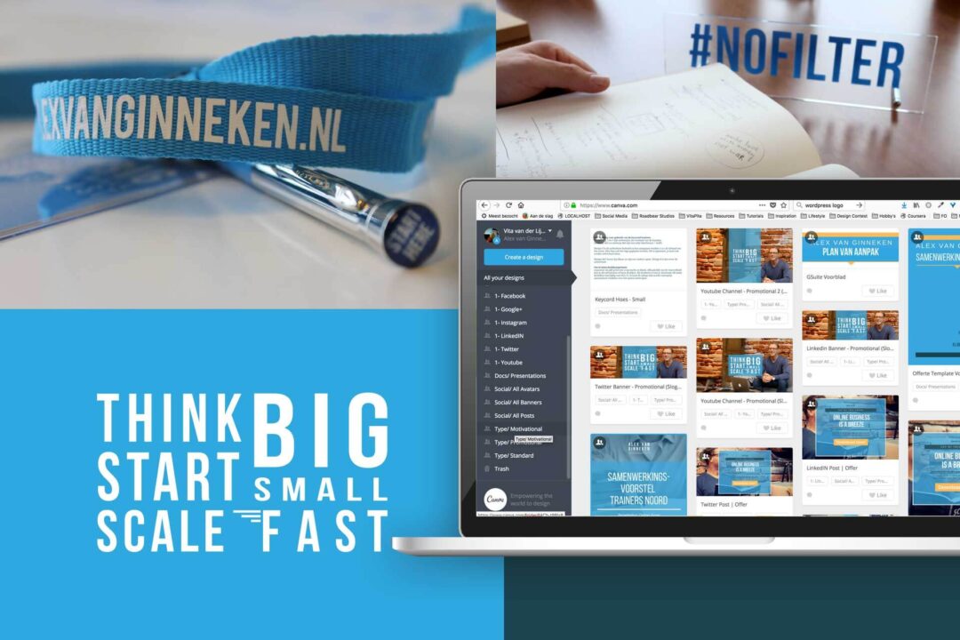 Alex van Ginneken – Huisstijl, logo en branding templates