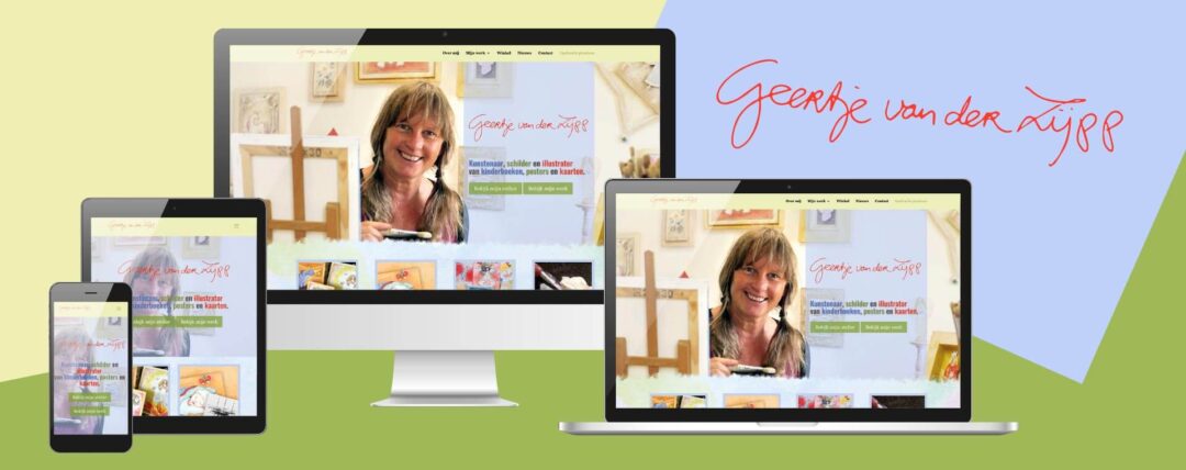Geertje van der Zijpp – Nieuwe responsive website