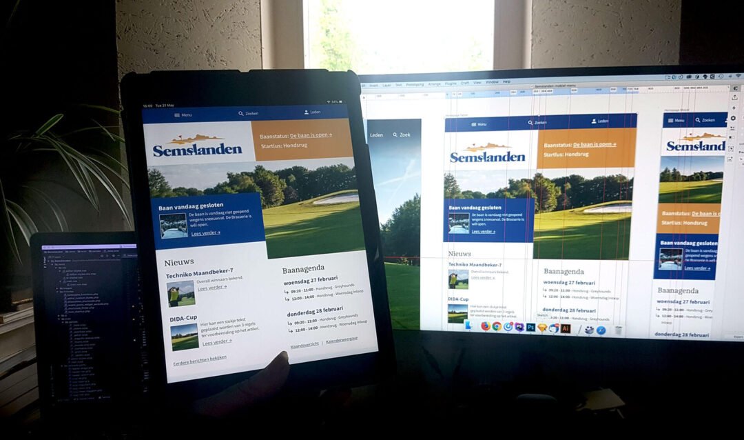 Golfclub Semslanden – Website Redesign & Golf Agenda