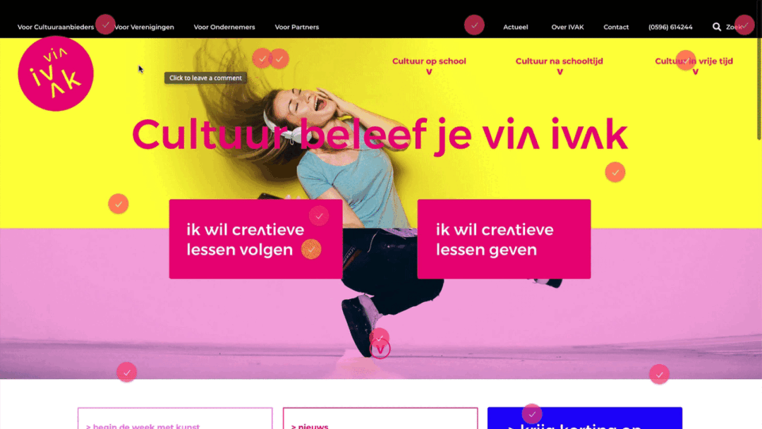 IVAK Nieuwe website