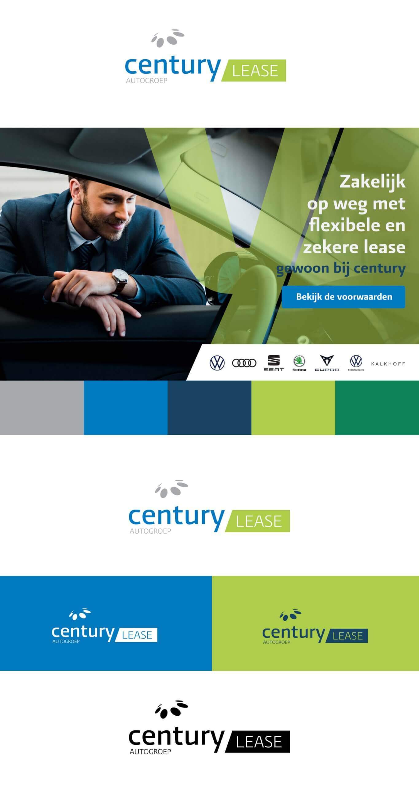 century logo presentatie lease