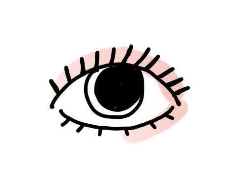 tekening van een oog